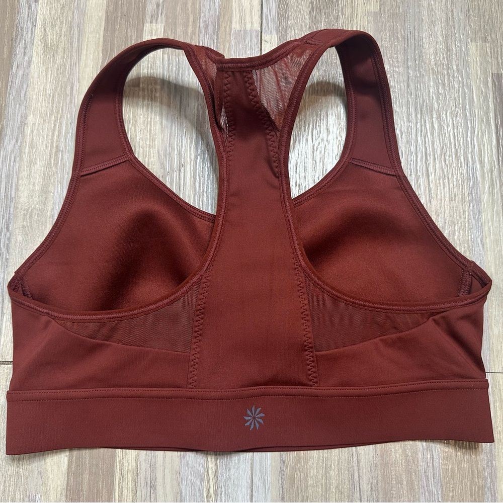 Athleta Hustle II Bra in Rust, Size 34B/C - Picture 3 of 11